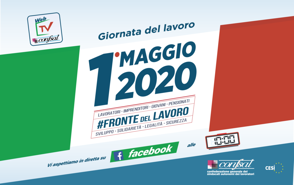 1° maggio 2020 • Giornata del Lavoro