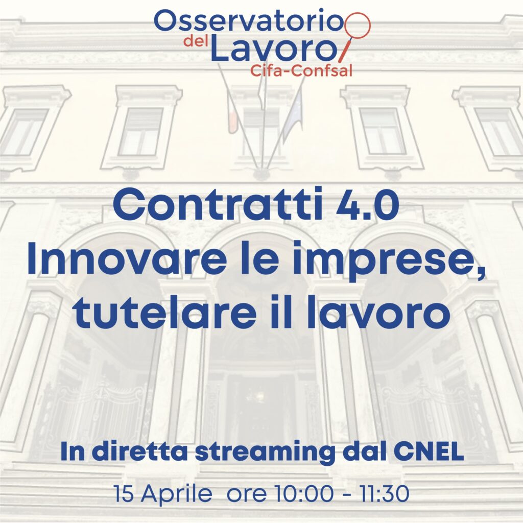 Contratti 4.0 - Innovare le imprese e tutelare il lavoro