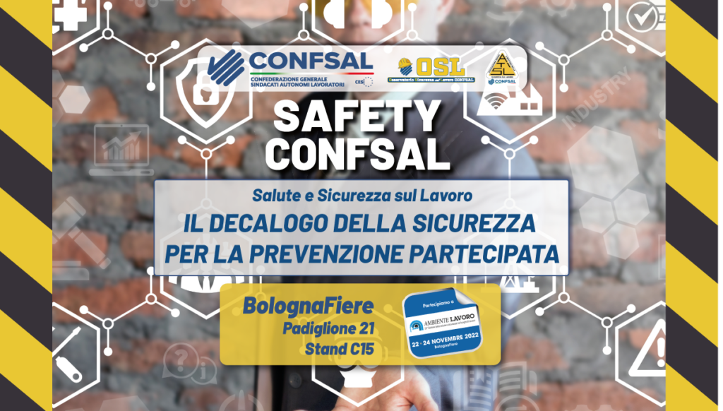 L’impegno della Confsal per la prevenzione partecipata